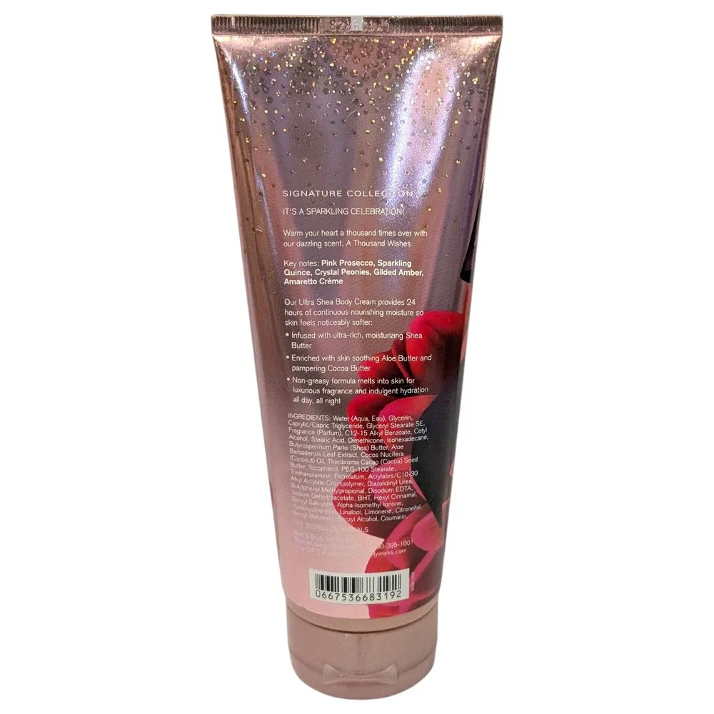 Bath & Body Works A Thousand Wishes Ultra Shea‎ Body Cream 8 Oz